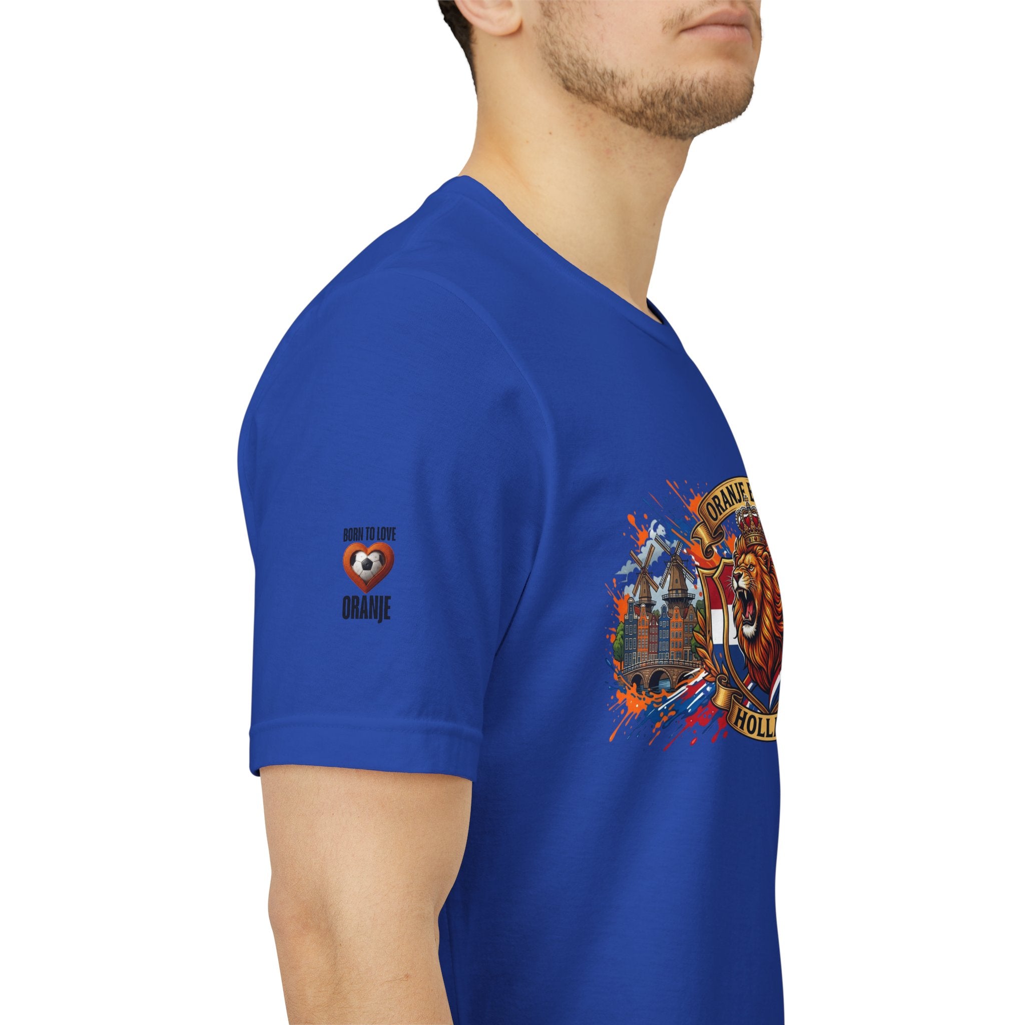 Oranje Boven Holland Shirt, Nederlandse Leeuw Voetbal T-Shirt, Oranje Supporter Tshirt, Nederland Fan Cadeau, Voetbal Heren Dames
