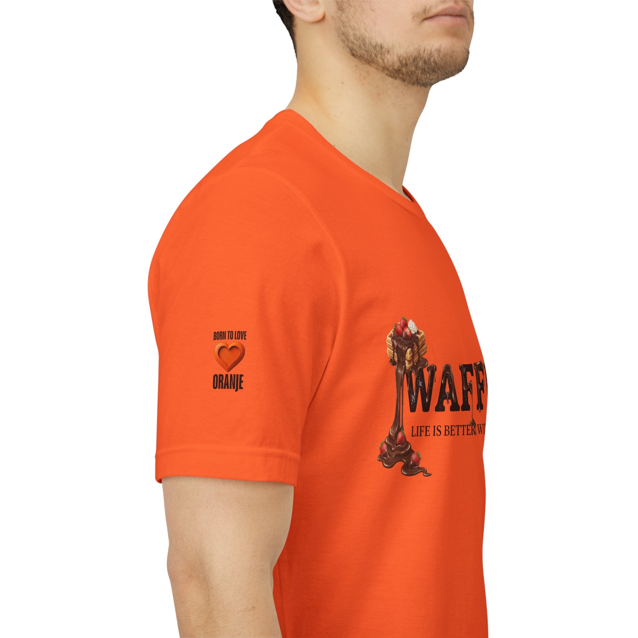 Waffles Shirt | Life Is Better With Toppings Foodie T-shirt Printify