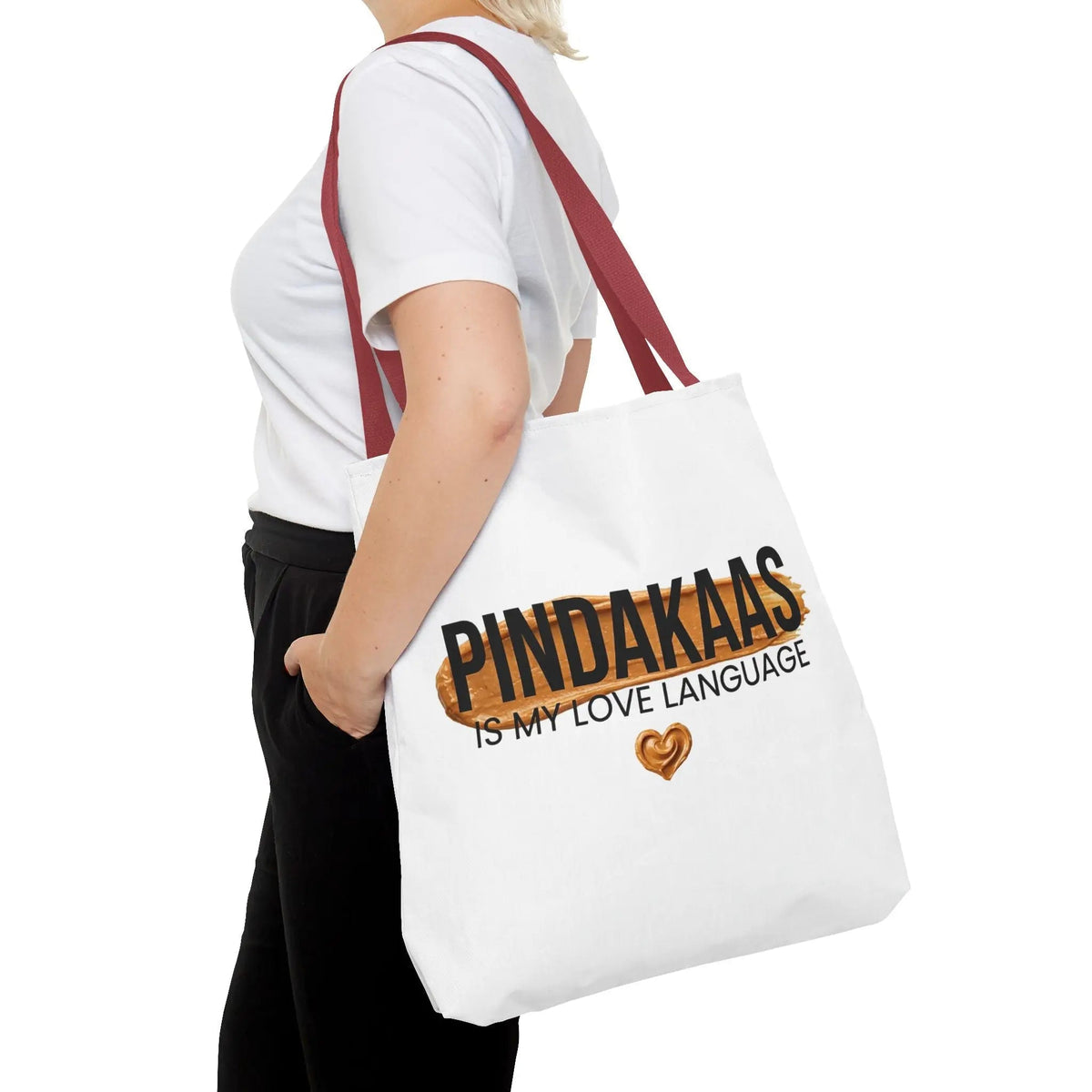 Tote Bag – Pindakaas Is My Love Language Printify