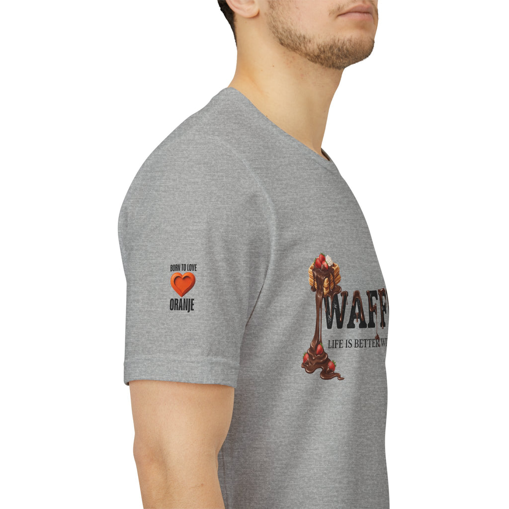 Waffles Shirt | Life Is Better With Toppings Foodie T-shirt Printify