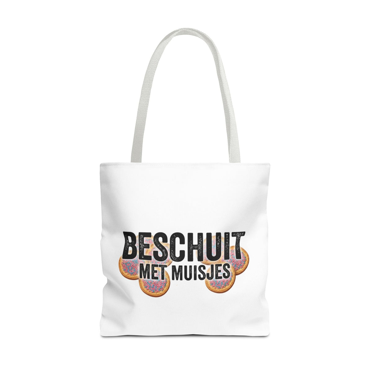 Babyshower shopper Nederland – Tote Bag Beschuit met Muisjes Printify