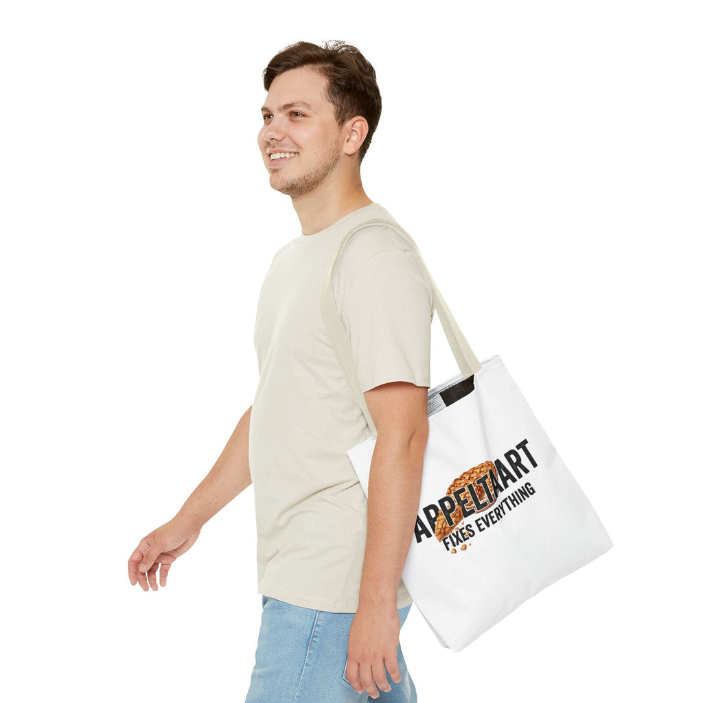 Cadeau voor Bakliefhebber – Tote Bag – Appeltaart Fixes Everything Printify