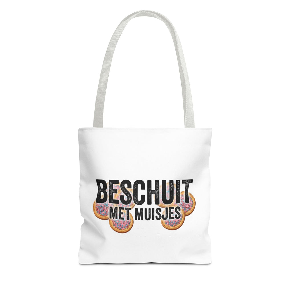 Babyshower shopper Nederland – Tote Bag Beschuit met Muisjes Printify