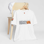 Ik kwam voor het werk, bleef voor de stroopwafels | expat shirt Nederland Printify