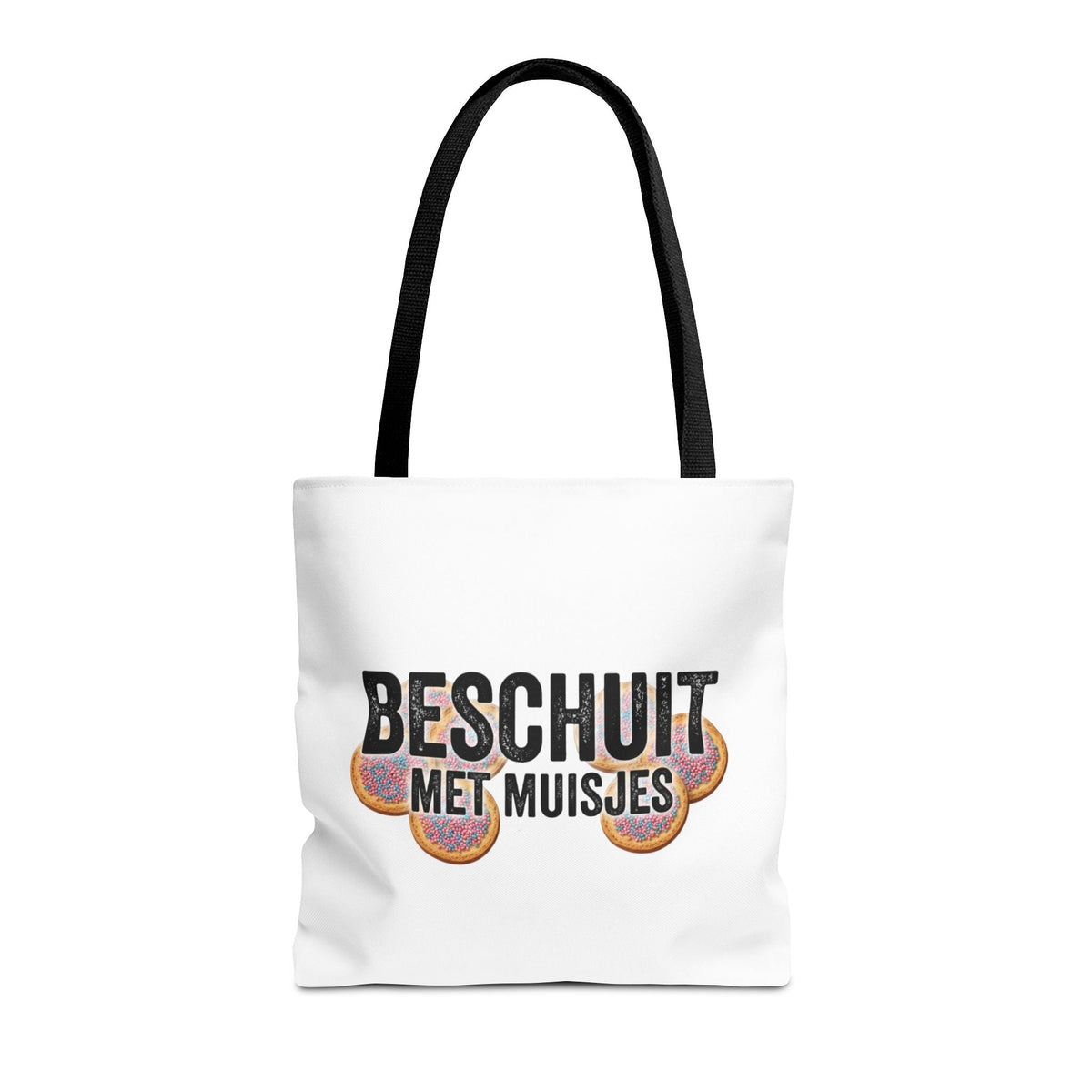 Babyshower shopper Nederland – Tote Bag Beschuit met Muisjes Printify